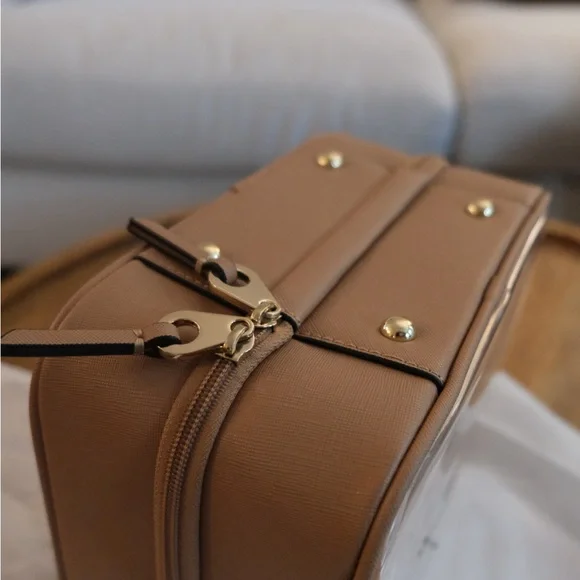 Calpak Medium Cosmetics Case in Caramel - Picture 7 of 9